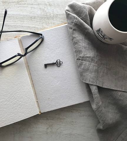 coffee and notebook